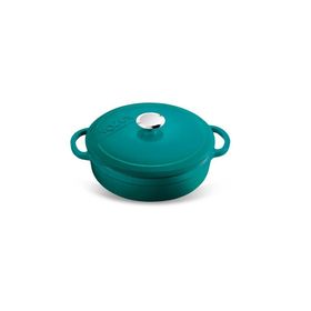 Voeux Kitchenware Profond Turkuaz 24 cm Sığ Döküm Tencere