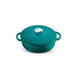 Voeux Kitchenware Profond Turkuaz 28 cm Sığ Döküm Tencere