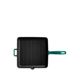 Voeux Kitchenware Profond Turkuaz Döküm Kare Izgara 25 cm Tava