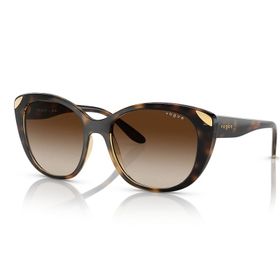 Vogue 5457-S W656/13 53 Kahve Çekik Çerçeve Kadın Güneş Gözlüğü