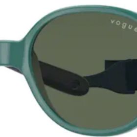 Vogue Junior VJ 2012 297571 40 Çocuk Oval Koyu Yeşil Kemik Güneş Gözlüğü