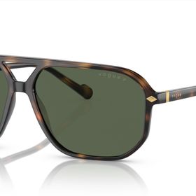 Vogue VO 5531S 27189A 60 Polarize Geometrik Kahverengi Kemik Erkek Güneş Gözlüğü