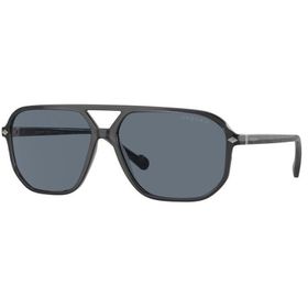 Vogue VO 5531S 31094Y 60 Polarize Geometrik Koyu Gri Kemik Erkek Güneş Gözlüğü