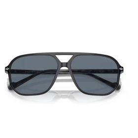 Vogue VO 5531S 31094Y 60 Polarize Geometrik Koyu Gri Kemik Erkek Güneş Gözlüğü