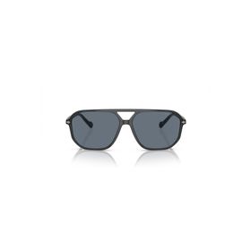 Vogue VO 5531S 31094Y 60 Polarize Geometrik Koyu Gri Kemik Erkek Güneş Gözlüğü
