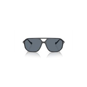 Vogue VO 5531S 31094Y 60 Polarize Geometrik Koyu Gri Kemik Erkek Güneş Gözlüğü