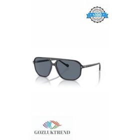 Vogue VO 5531S 31094Y 60 Polarize Geometrik Koyu Gri Kemik Erkek Güneş Gözlüğü