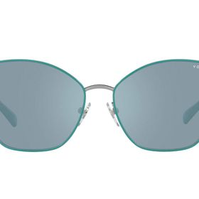 Vogue VO4197S Kelebek Üst Yeşil Gunmetal Açık Mavi Kadın Güneş Gözlüğü