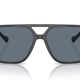Vogue VO5531S Aviator Şeffaf Koyu Gri Mavi Polarize 60 mm Erkek Güneş Gözlüğü