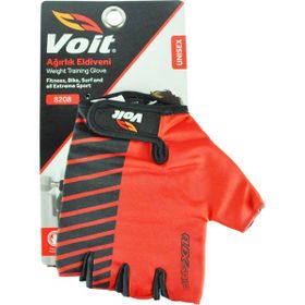 Voit 1VTAKE8208-KIR Kırmızı Siyah Unisex Ağırlık Eldiveni