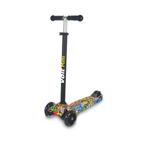 Voit 218 Işıklı 3 Tekerlekli Graffiti 77 Scooter