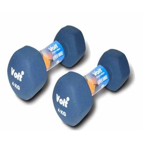 Voit 4 kg 2 Adet Altıgen Neopren Dambıl