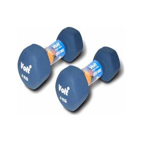 Voit 4 kg 2 Adet Altıgen Neopren Dambıl