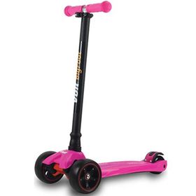 Voit Big Foot Led Işıklı 3 Geniş Teker Scooter-Fuşya