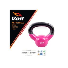 Voit Vinly 2 kg Pembe Kettlebell