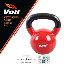 Voit Vinyl 16 kg Kırmızı Kettlebell