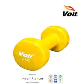Voit Vinyl 3 kg Sarı Dambıl