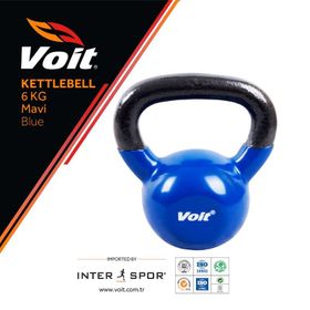 Voit Vinyl Mavi 6 kg Kettlebell