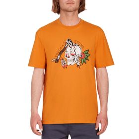 Volcom A3512314 Lintell Bsc 1 Saf Turuncu Erkek Bisiklet Yaka T-Shirt