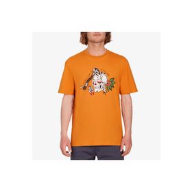 Volcom A3512314 Lintell Bsc 1 Saf Turuncu Erkek Bisiklet Yaka T-Shirt