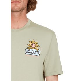 Volcom A5012301 Fty Gardener Sgr Ti Yeşil Erkek Bisiklet Yaka T-Shirt