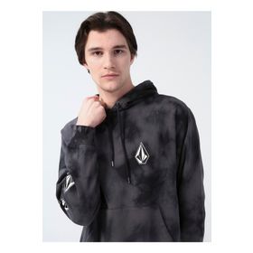 Volcom Iconic Stone Plus Po Blk Swe Kapüşon Yaka Siyah Erkek Sweatshirt