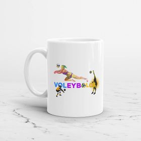 Voleybolcu Baskılı Kupa