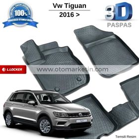 Volkswagen 2015-2019 Tiguan 3d Havuzlu Paspas