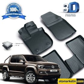 Volkswagen Amarok 2009 Sonrası 3D Havuzlu Paspas