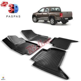 Volkswagen Amarok 2010 Sonrası Siyah 3D Havuzlu Paspas