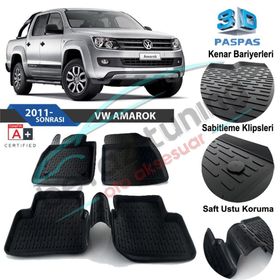 Volkswagen Amarok 3D Havuzlu Paspas