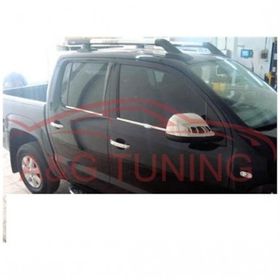 Volkswagen Amarok Tk 2010 Üzeri Paslanmaz Çelik 4 Parça Krom Cam Çıtası