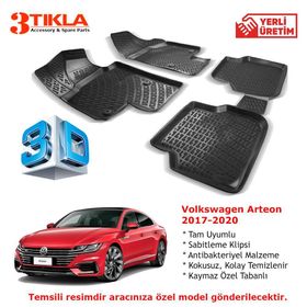 Volkswagen Arteon 3D Havuzlu Paspas