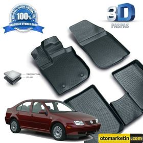 Volkswagen Bora 3D Havuzlu Kauçuk Paspas Takımı