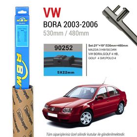 Volkswagen Bora RBW 2003-2006 Muz Silecek Takımı