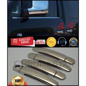Volkswagen Caddy 2003 2010 Paslanmaz Çelik 4 Kapı Krom Kapı Kolu