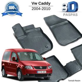Volkswagen Caddy 2004-2010 3D Havuzlu Paspas