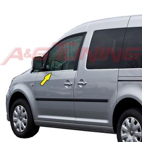 Volkswagen Caddy 2004 2015 Arası Paslanmaz Çelik Krom Cam Çıtası