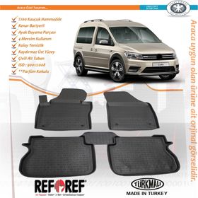 Volkswagen Caddy 2004 Sonrası 4D Havuzlu Paspas
