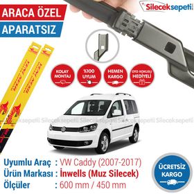 Volkswagen Caddy 2007-2017 Muz Silecek Takımı