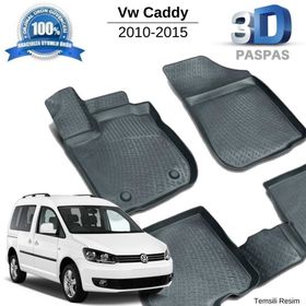 Volkswagen Caddy 2010-2015 3D Havuzlu Paspas
