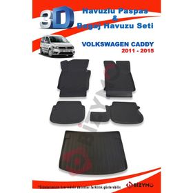 Volkswagen Caddy 2011-2015 Paspas ve Bagaj Havuzu