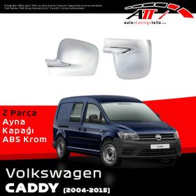 Volkswagen Caddy 2015 Abs 2 Parça Krom Ayna Kapağı