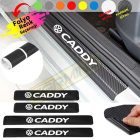 Volkswagen Caddy 4 Adet Karbon Kapı Eşiği Sticker