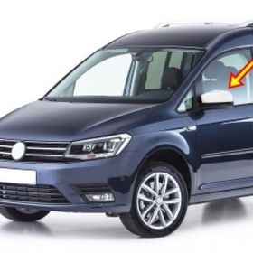 Volkswagen Caddy Abs 2015 Üzeri Krom 2 Parça Ayna Kapağı