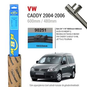 Volkswagen Caddy RBW 2004-2006 Muz Silecek Takımı