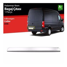 Volkswagen Crafter 2006 Üzeri Krom Bagaj Çıtası