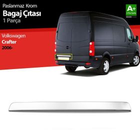 Volkswagen Crafter 2006 Üzeri Krom Bagaj Çıtası