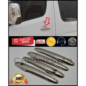Volkswagen Crafter Tk 2006 2011 Paslanmaz Çelik 4 Kapı Krom Kapı Kolu