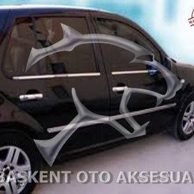 Volkswagen Golf 4 1998-2004 4 Parça Krom Cam Çıtası